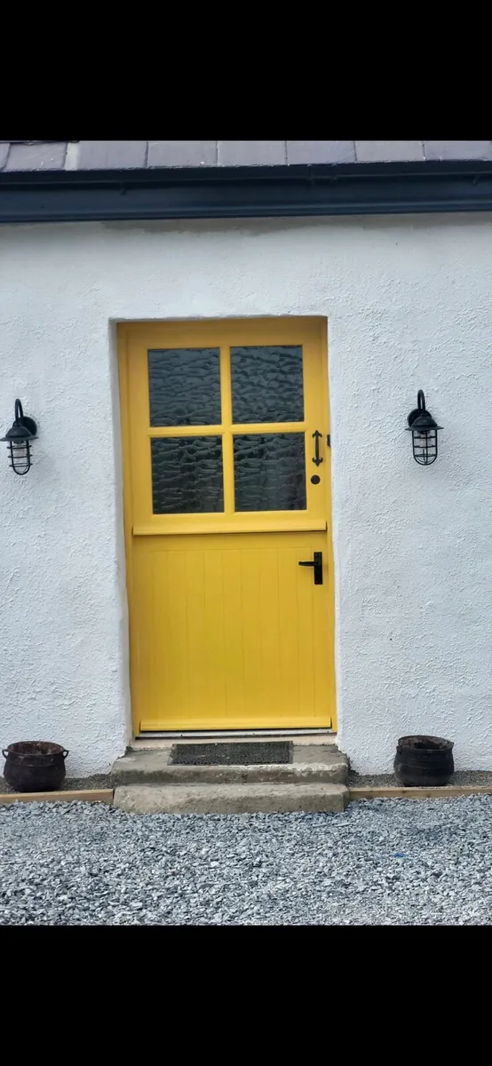 Irish Made Solid Hardwood Cottage Half Doors - Image 1