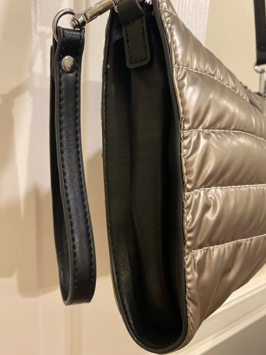 Beige gold cross over bag - Image 2