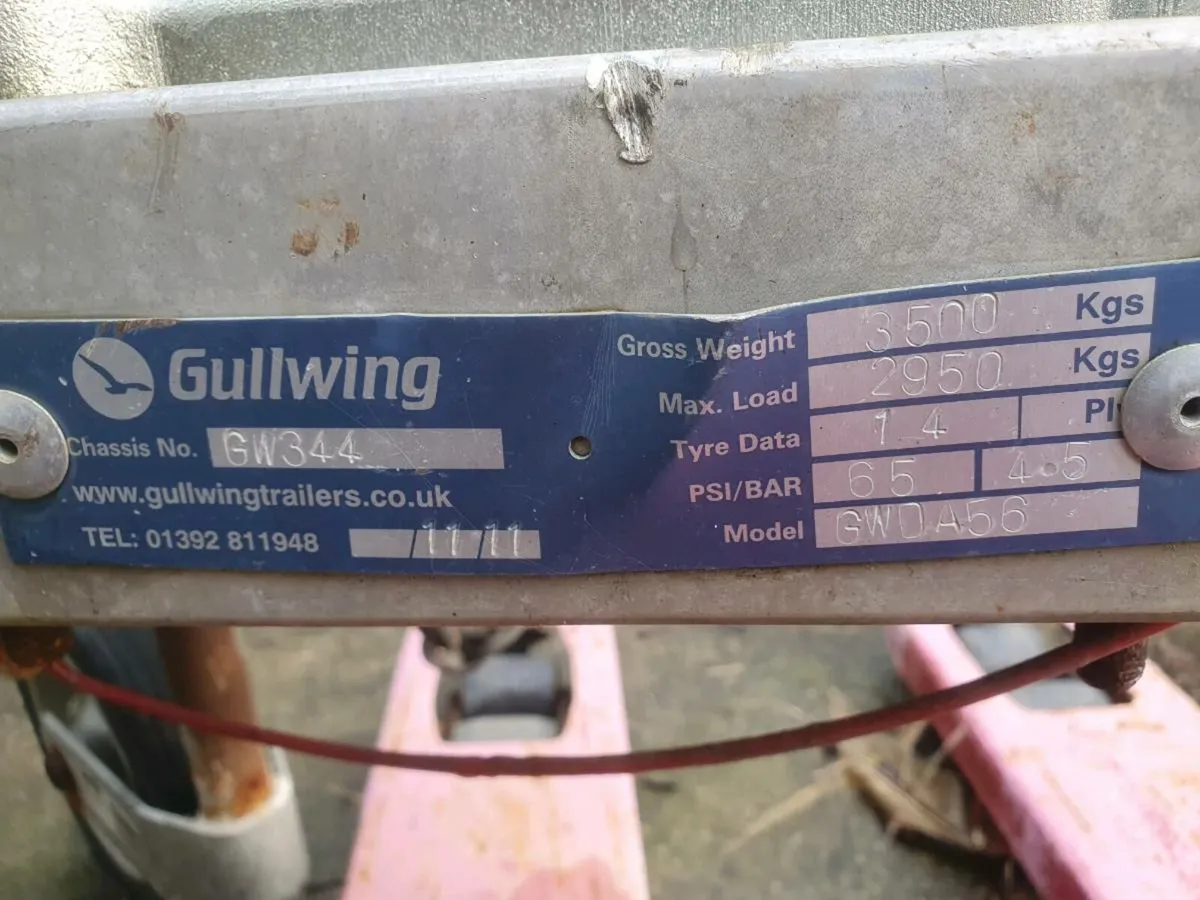 25ft boat trailer 3500kg - Image 2
