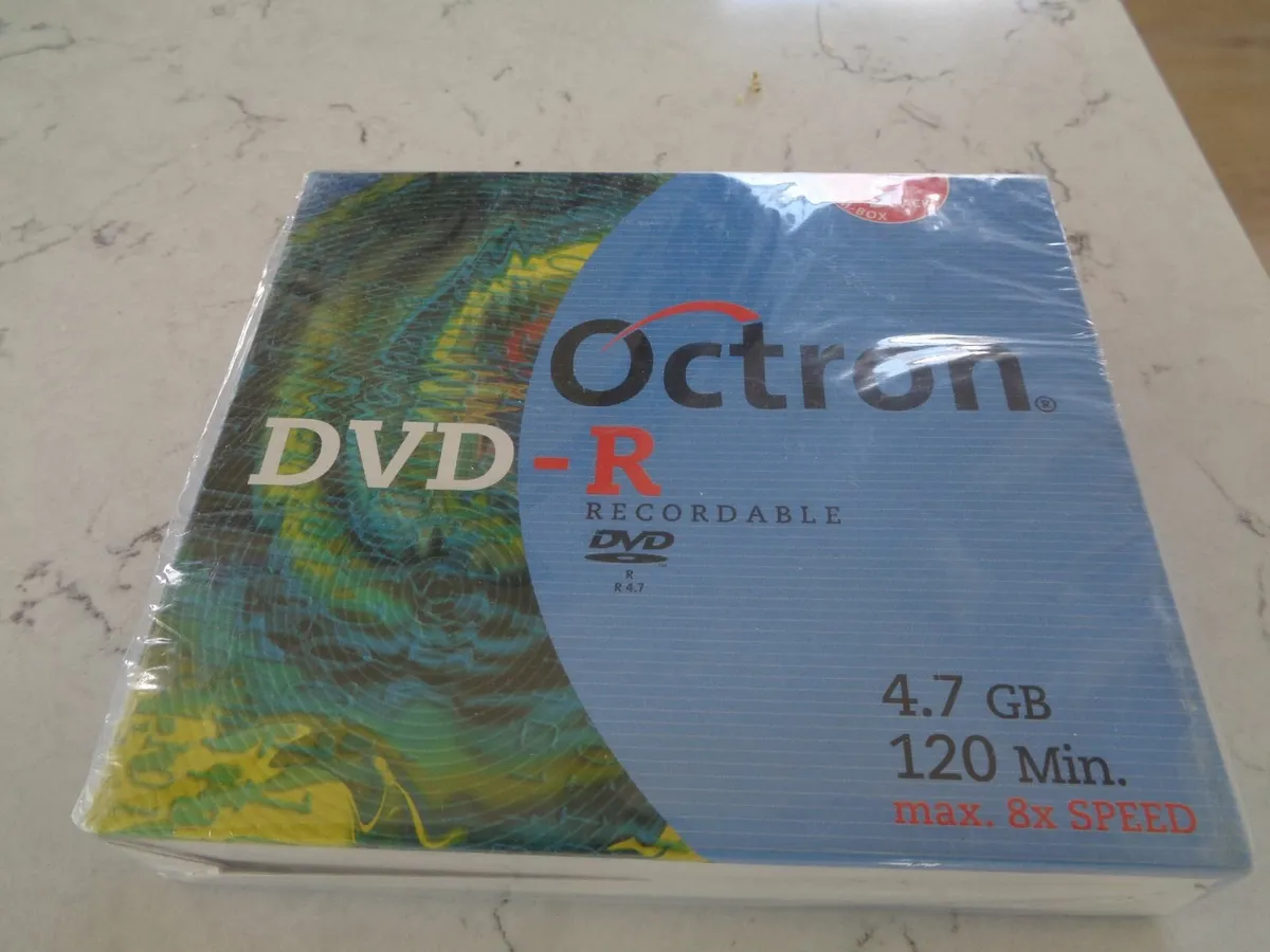 "Octron" Recordable DVD's x 5 for Sale - Image 1