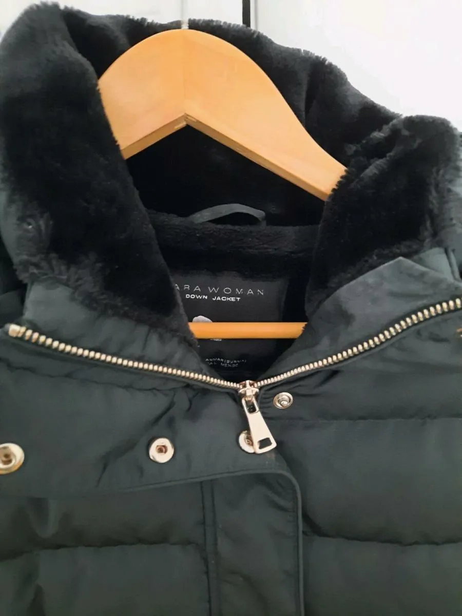 Zara Green Coat - Image 2