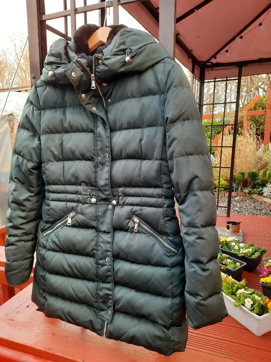 Zara Green Coat - Image 1