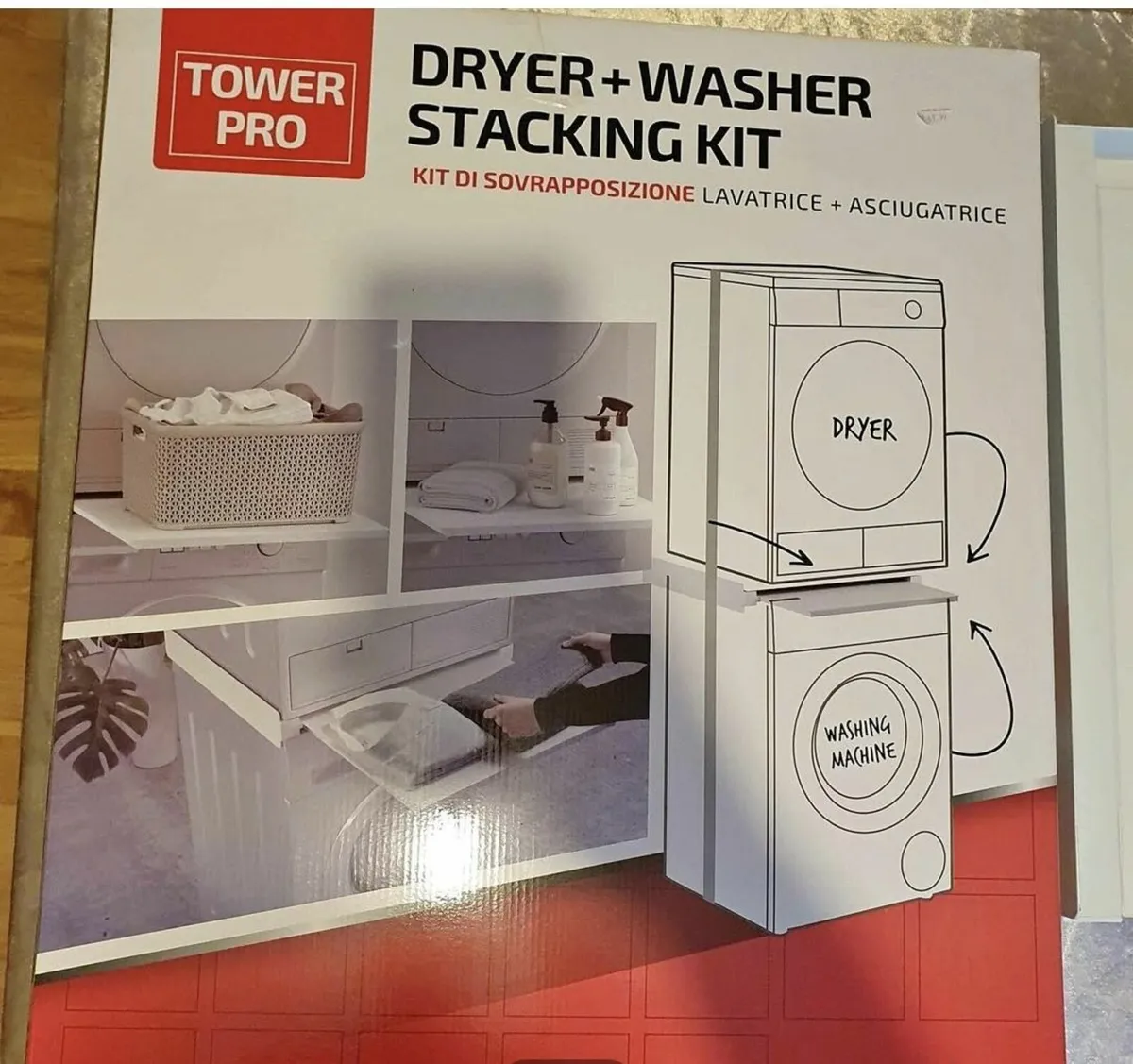 Washer dryer stacking kit - Image 1