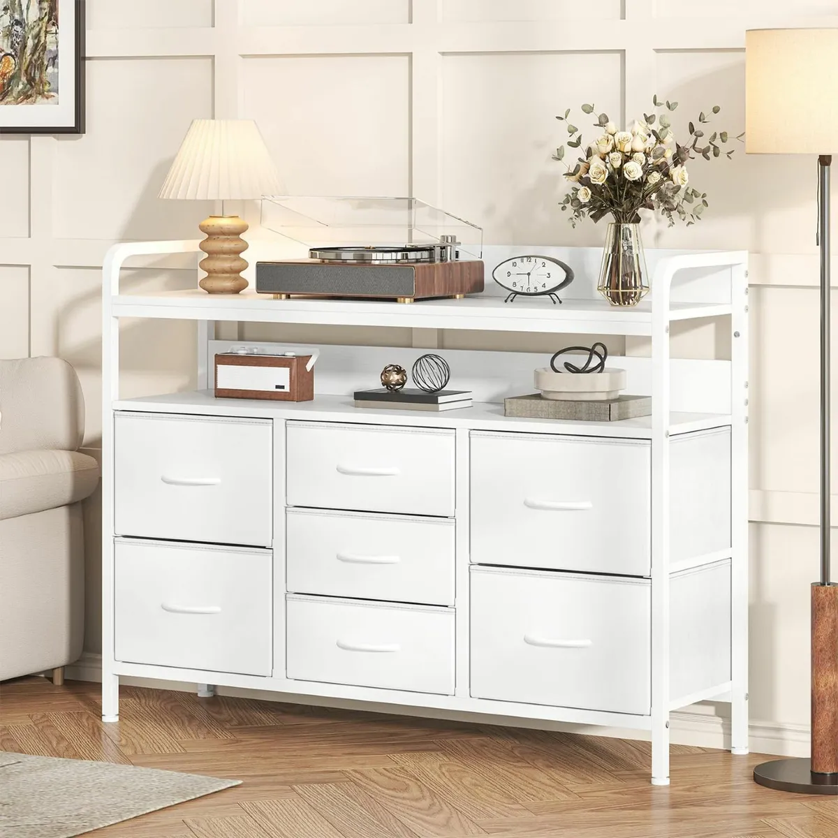 7-Drawer Fabric Chest Of Drawers for Bedroom - 4 - Image 2