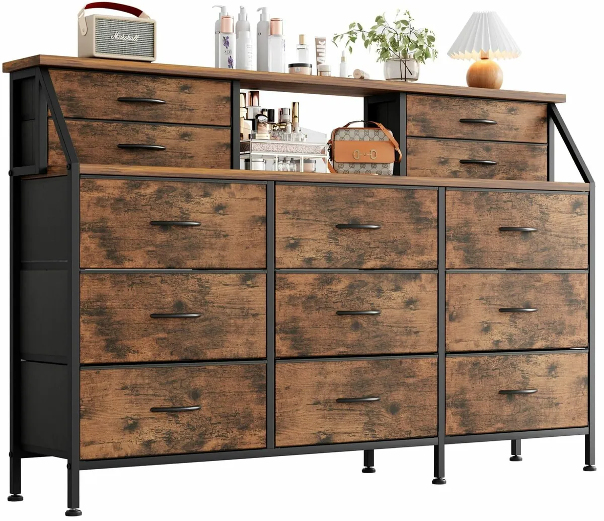 Dresser for Bedroom with 13 Drawers 55” Wide - Image 1