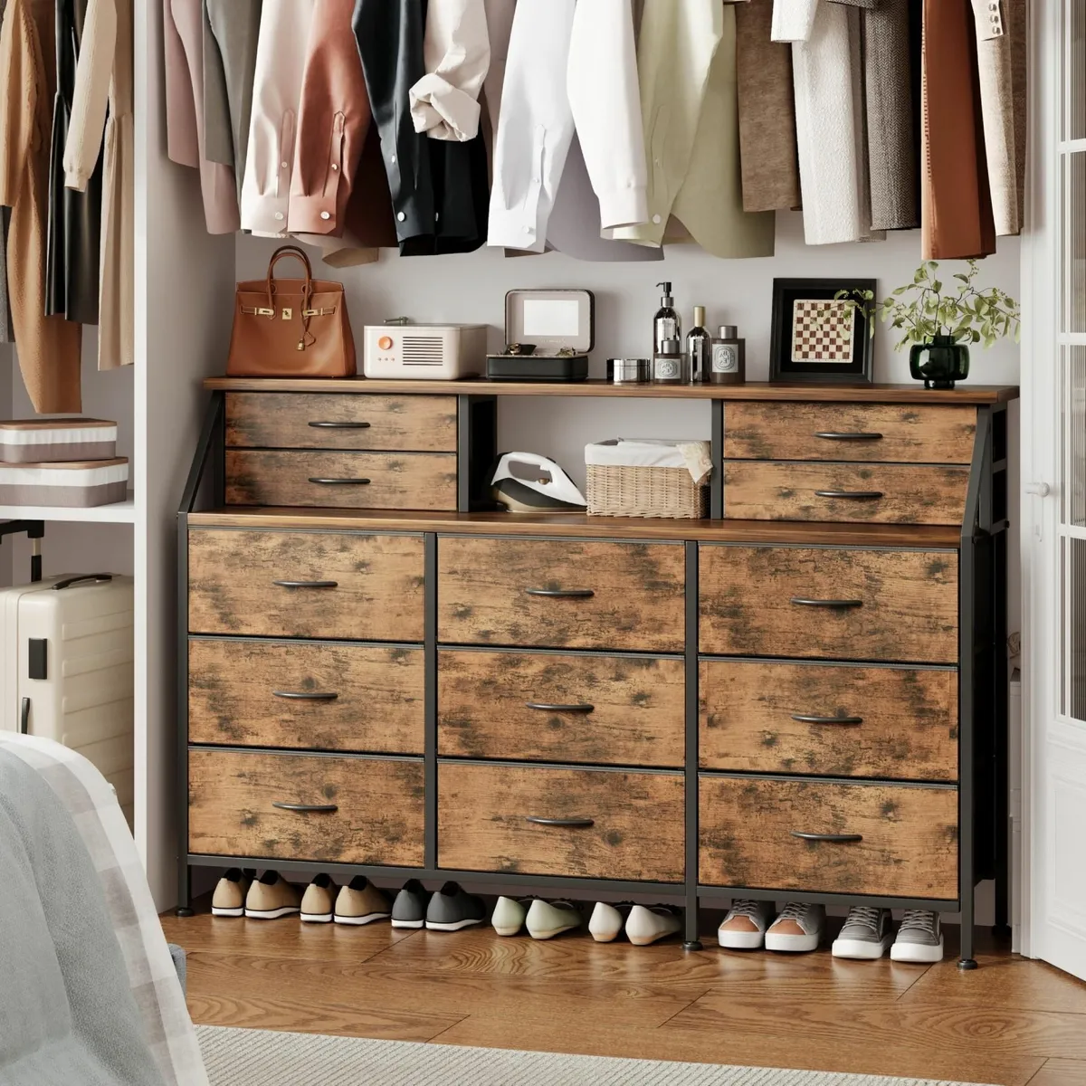 Dresser for Bedroom with 13 Drawers 55” Wide - Image 4