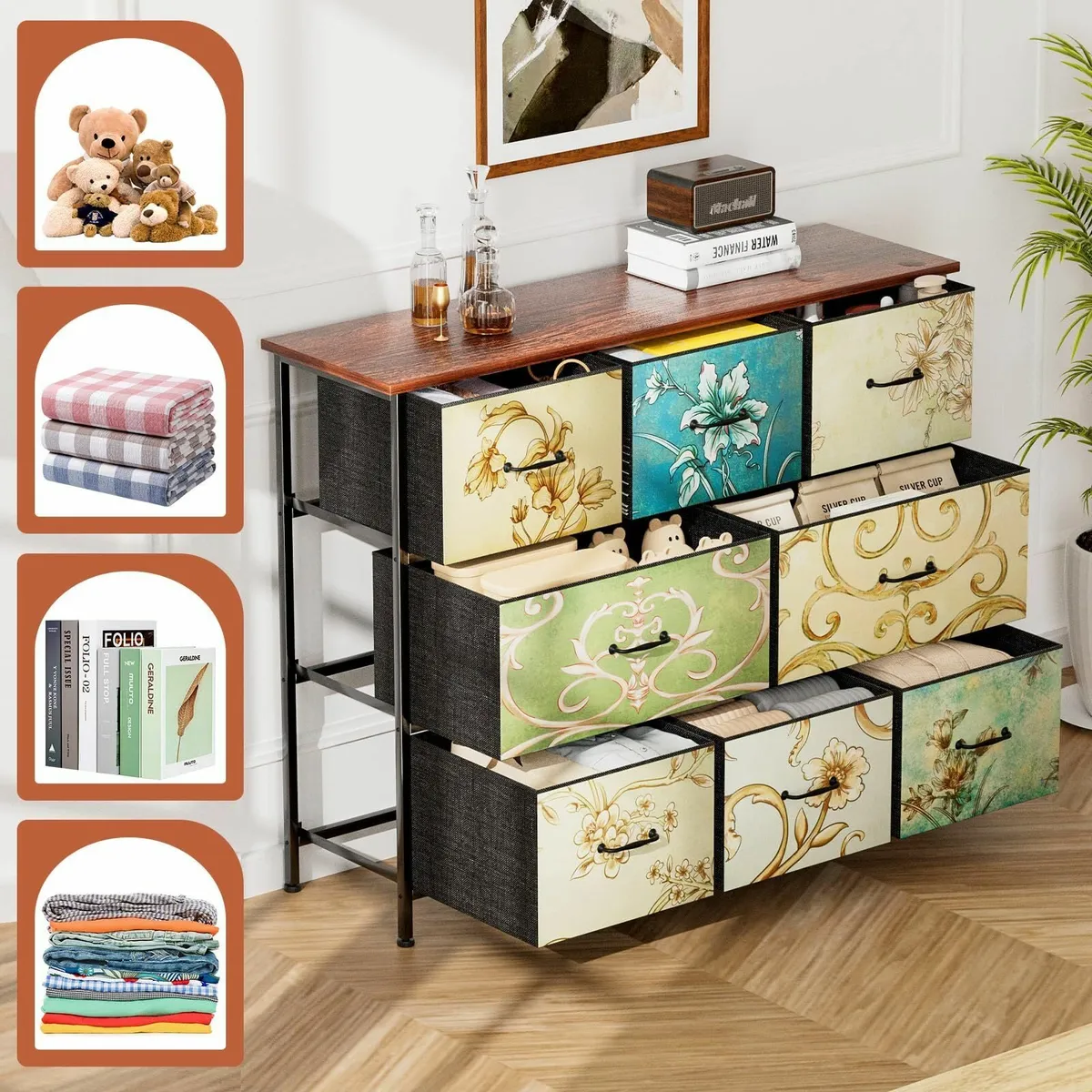 Chest of Drawers Bedroom Furniture with 8 - - Image 4