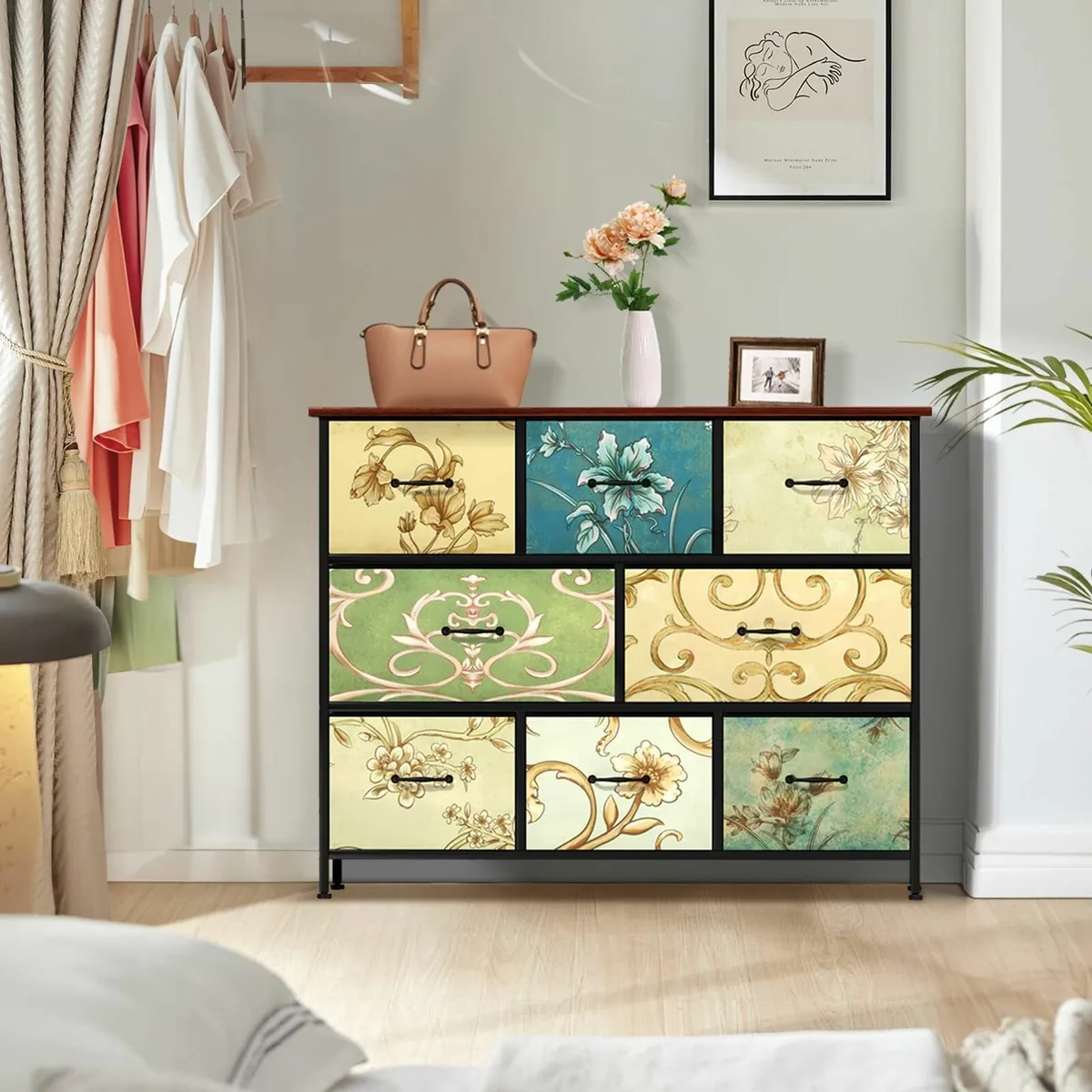 Chest of Drawers Bedroom Furniture with 8 - - Image 2