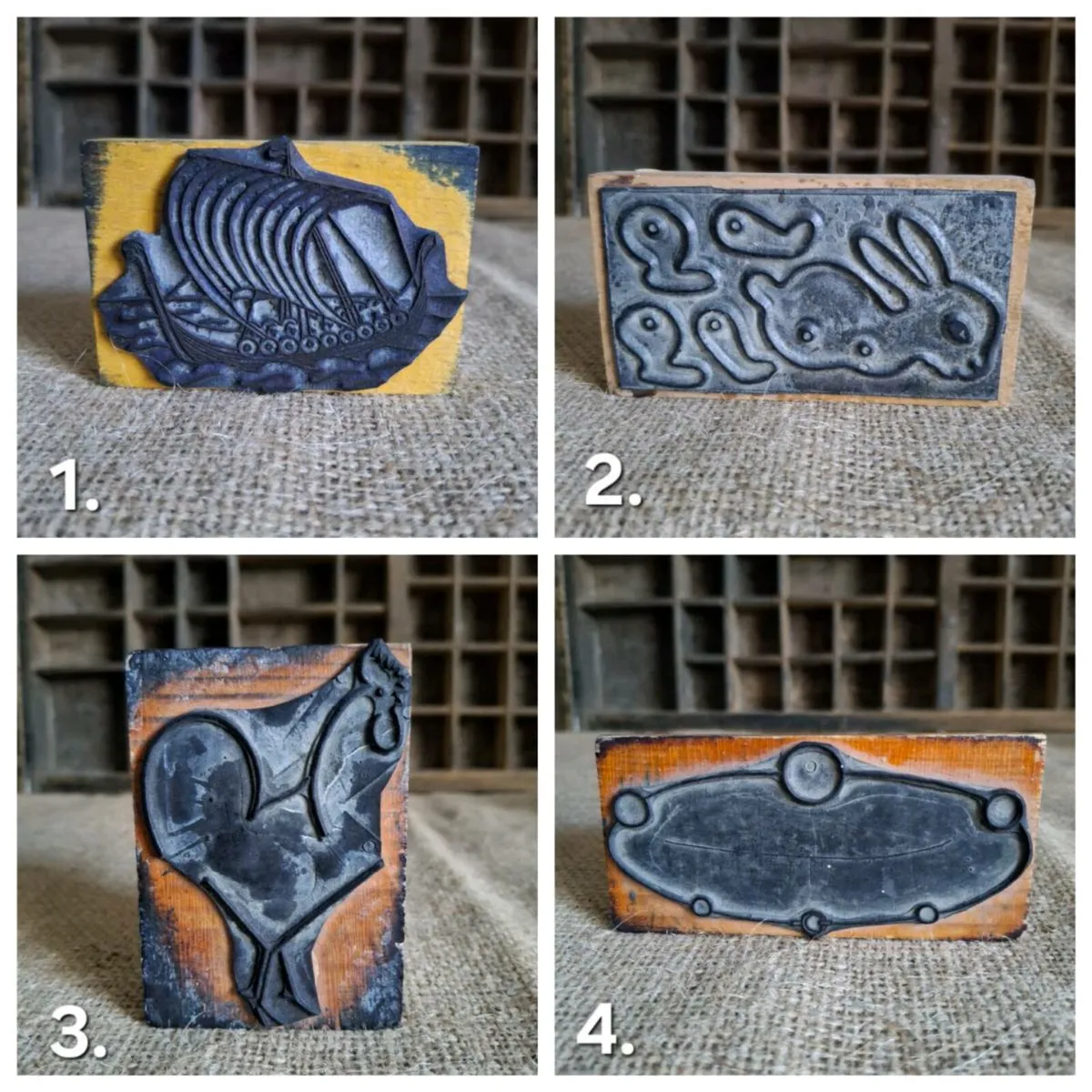 Collection of French Printer Blocks - Image 2