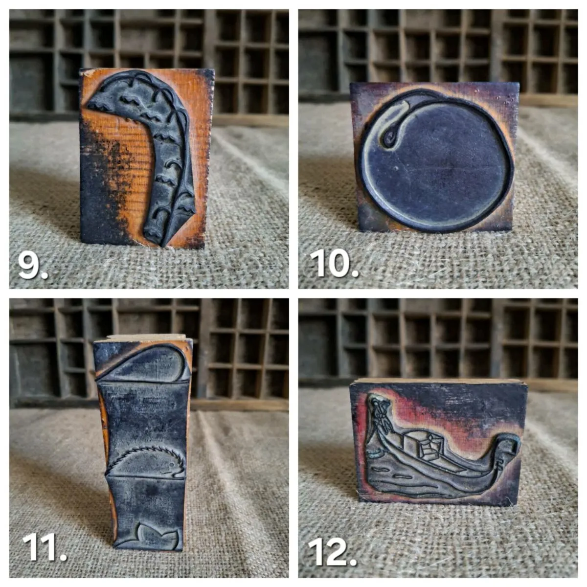 Collection of French Printer Blocks - Image 4