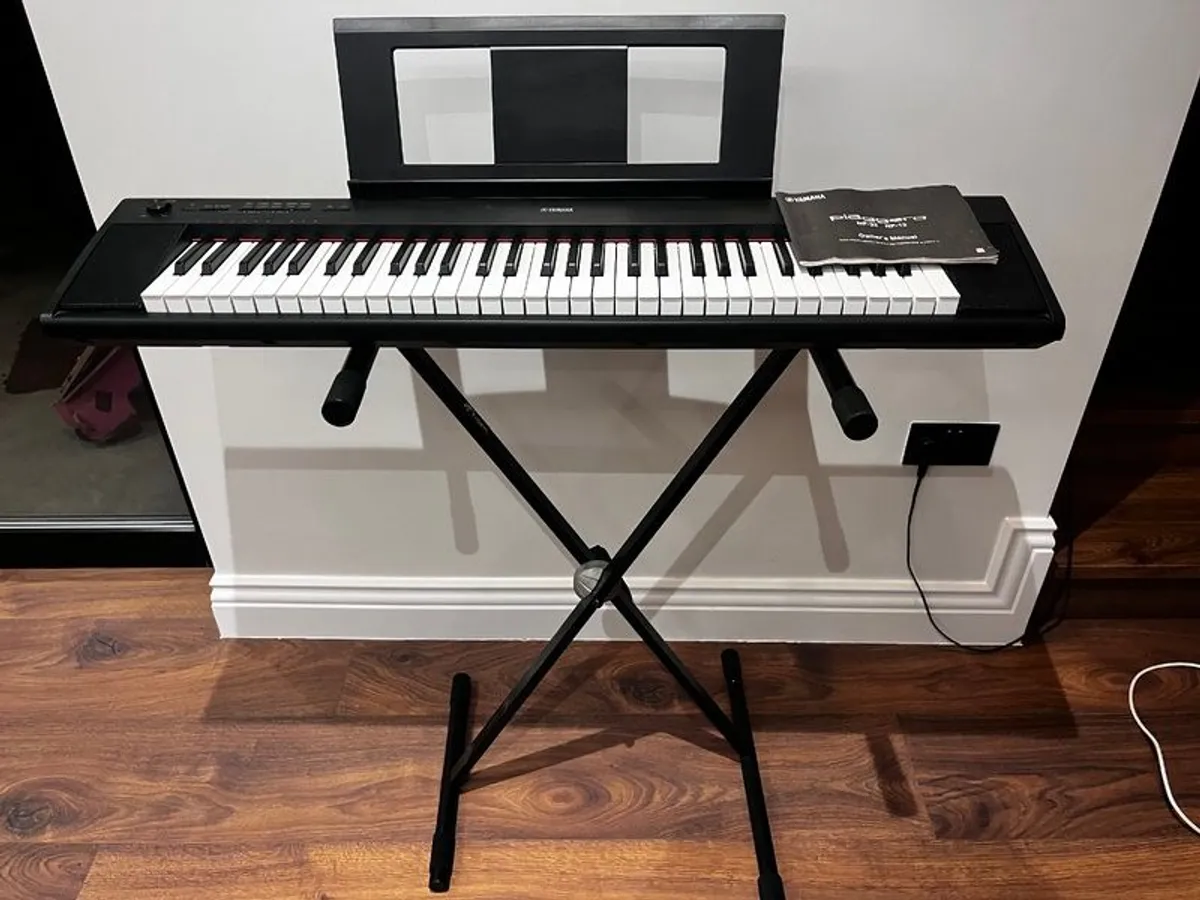 Yamaha Piaggero NP-12 Digital Piano with Stand - Image 1