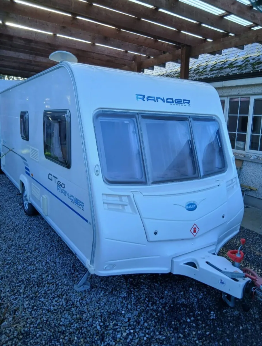 2009 bailey ranger gt60 caravan 4/5,  fixed bed - Image 1