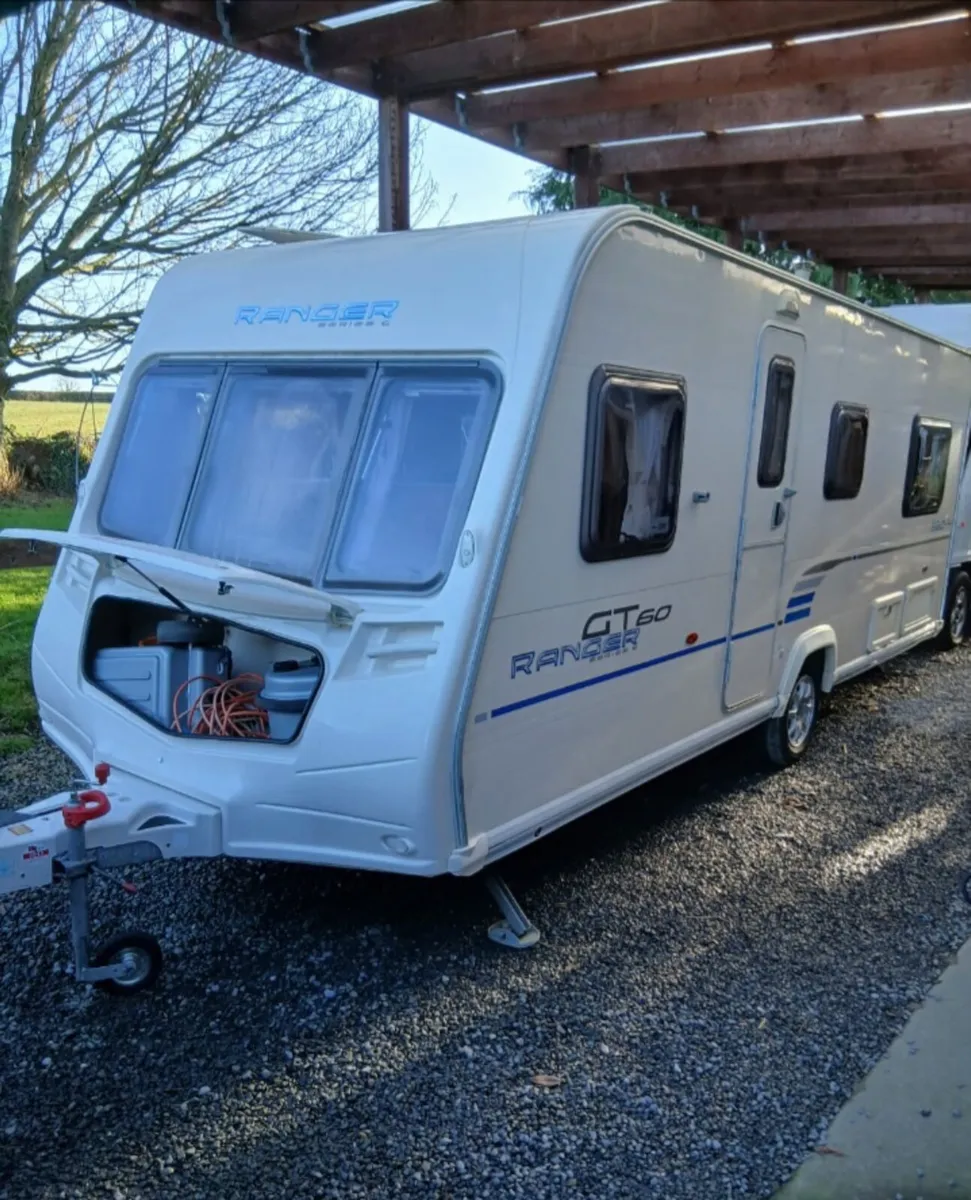 2009 bailey ranger gt60 caravan 4/5,  fixed bed - Image 2