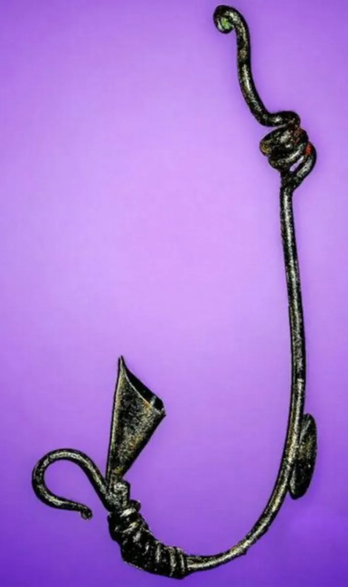 Vintage Pair Iron Candle Wall Sconces - Image 3