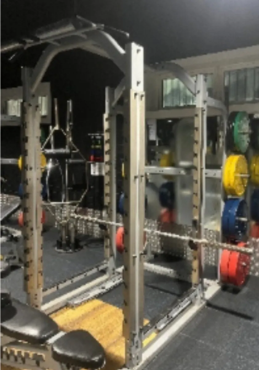 Indigo fitness rack & matching bench - Image 2