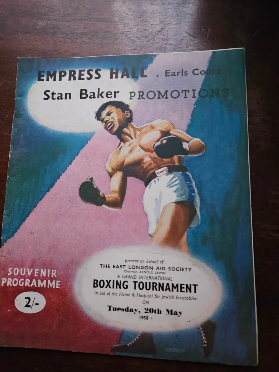 Vintage Boxing Programme - Image 3