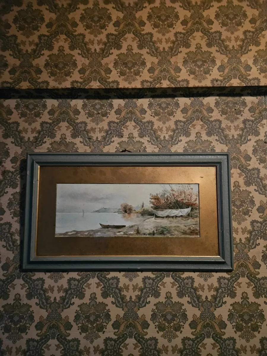 Vintage Oil on Canvas Picture - Image 1