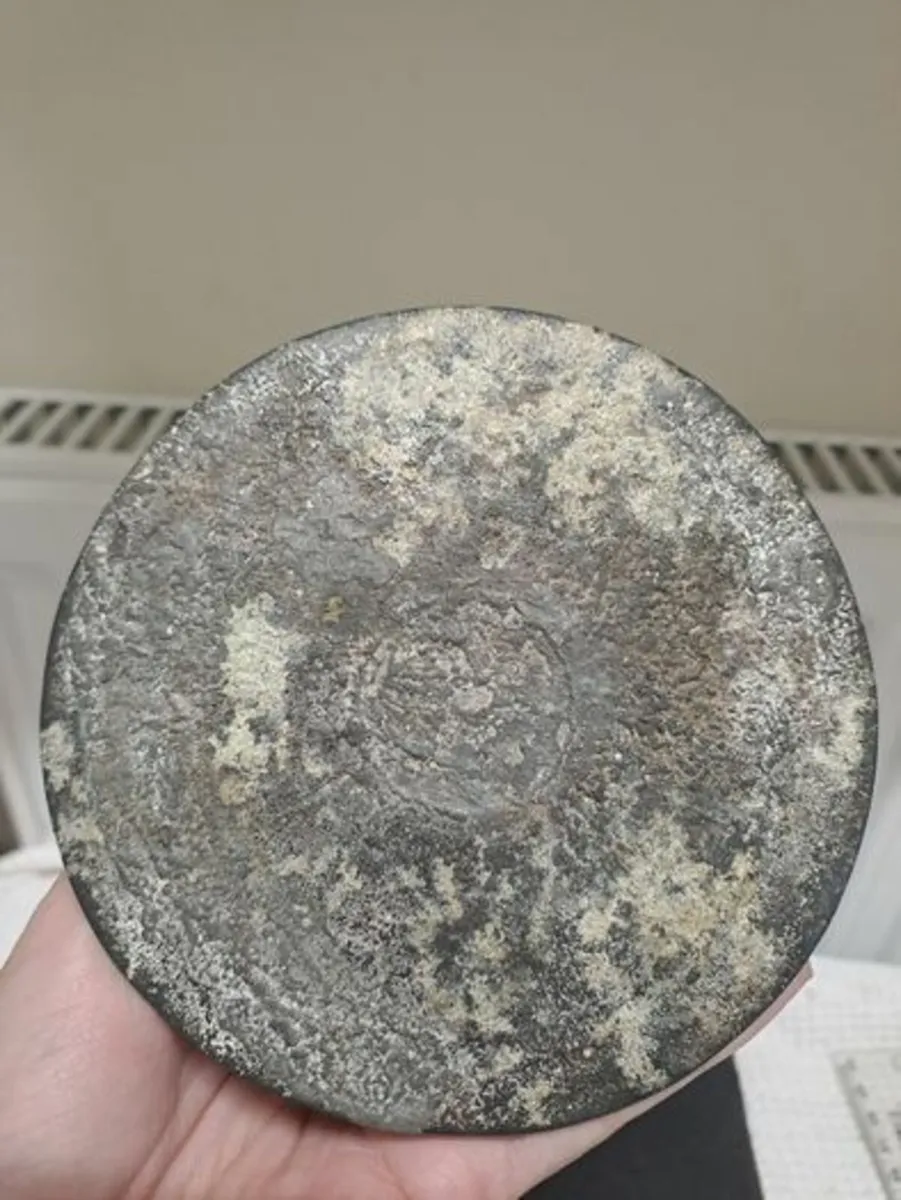 Indian Bidriware Style candle holder - Image 4