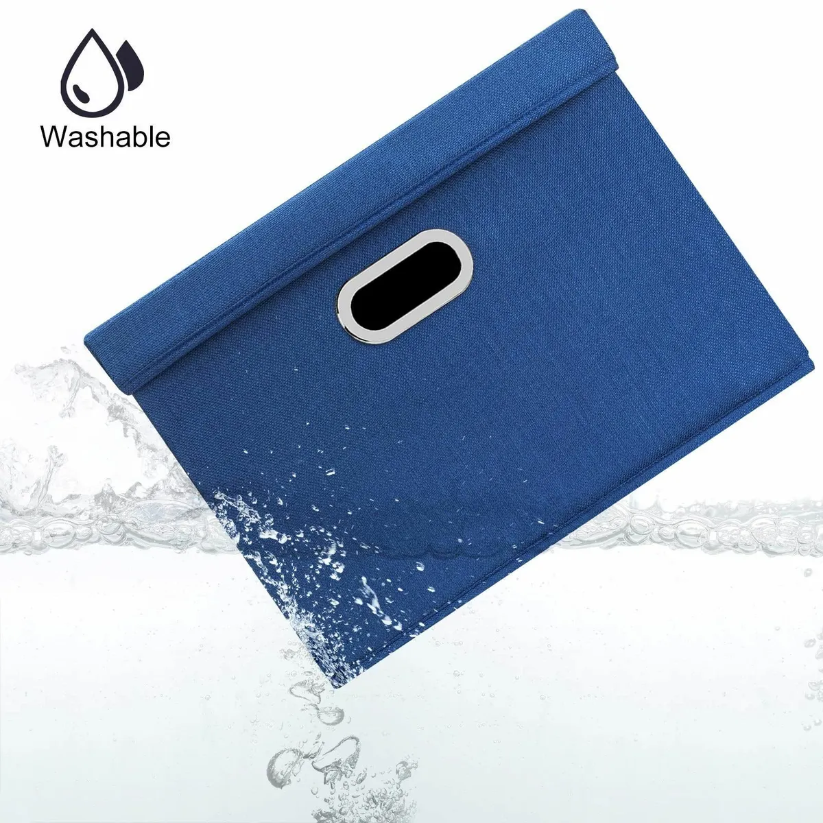 Large Storage Box with Lid Collapsible Washable - Image 4