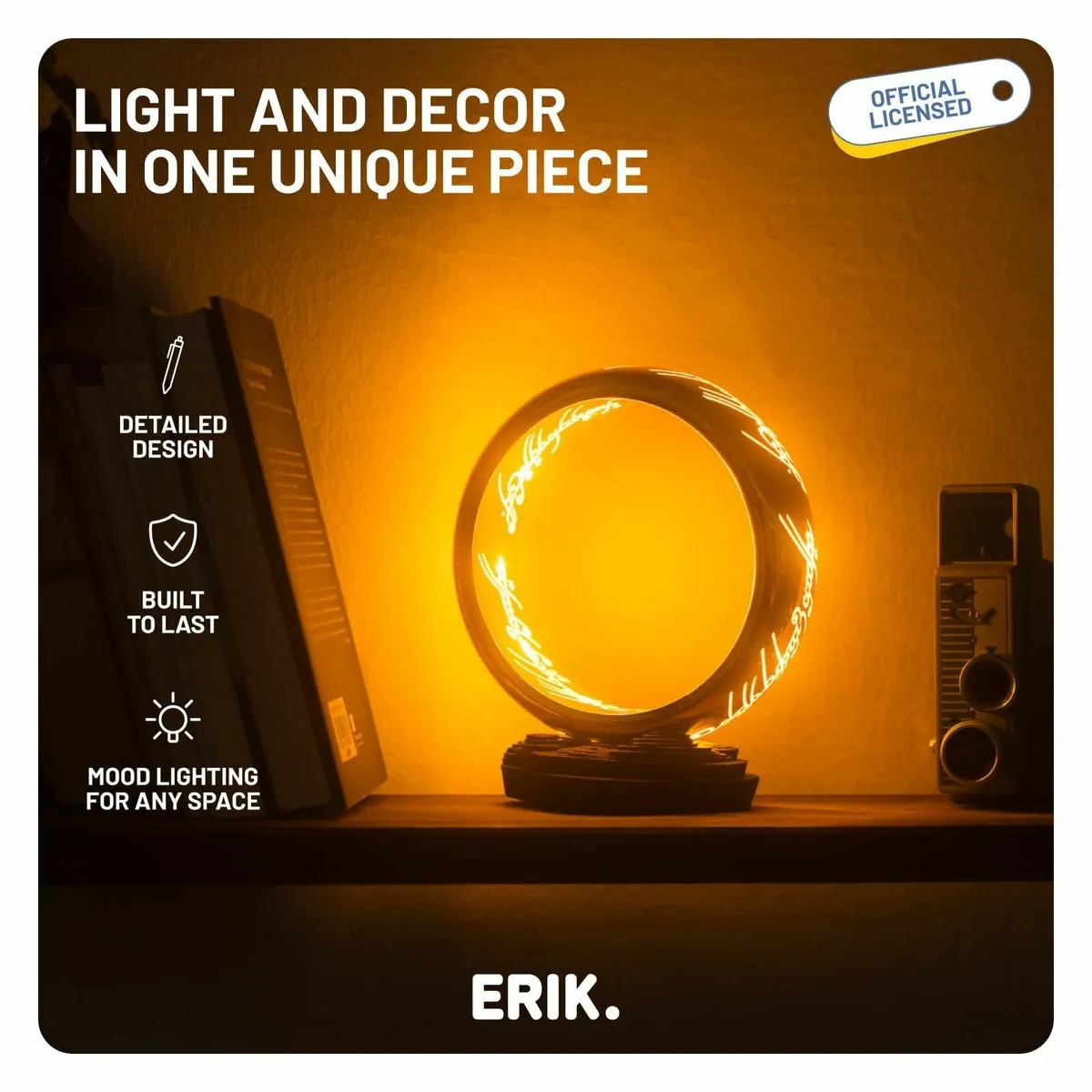 Battery Lamp - The Lord of Rings Gifts Desk Table - Image 4