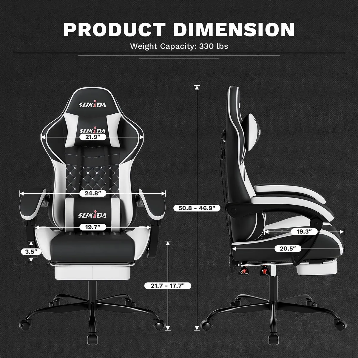 WOTSTA Gaming Chair Ergonomic Computer chairs - Image 3