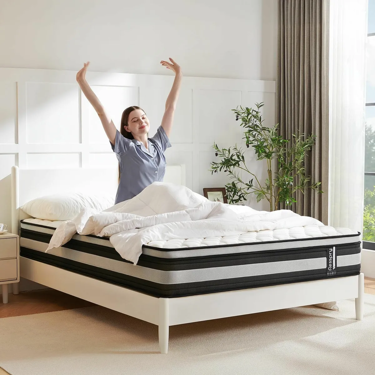 Double Mattresses 27 CM Hybrid Mattress With - Image 2