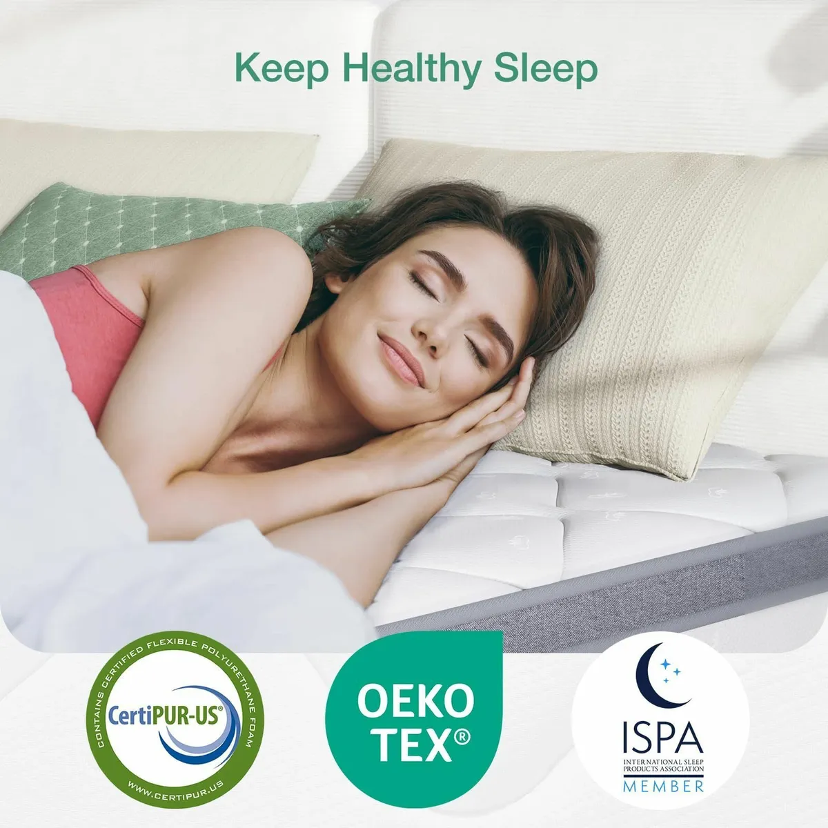 Small Double Mattresses 9.8 Inch Deep Pocket - Image 4