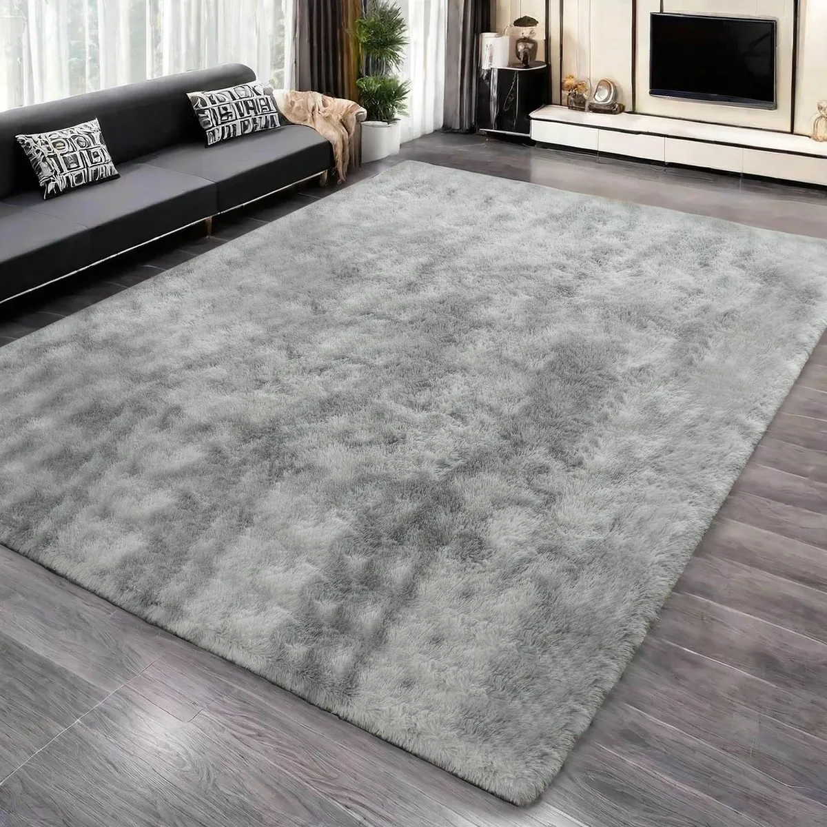Rugs Living Room 200x300cm Grey Area for Bedroom - Image 1