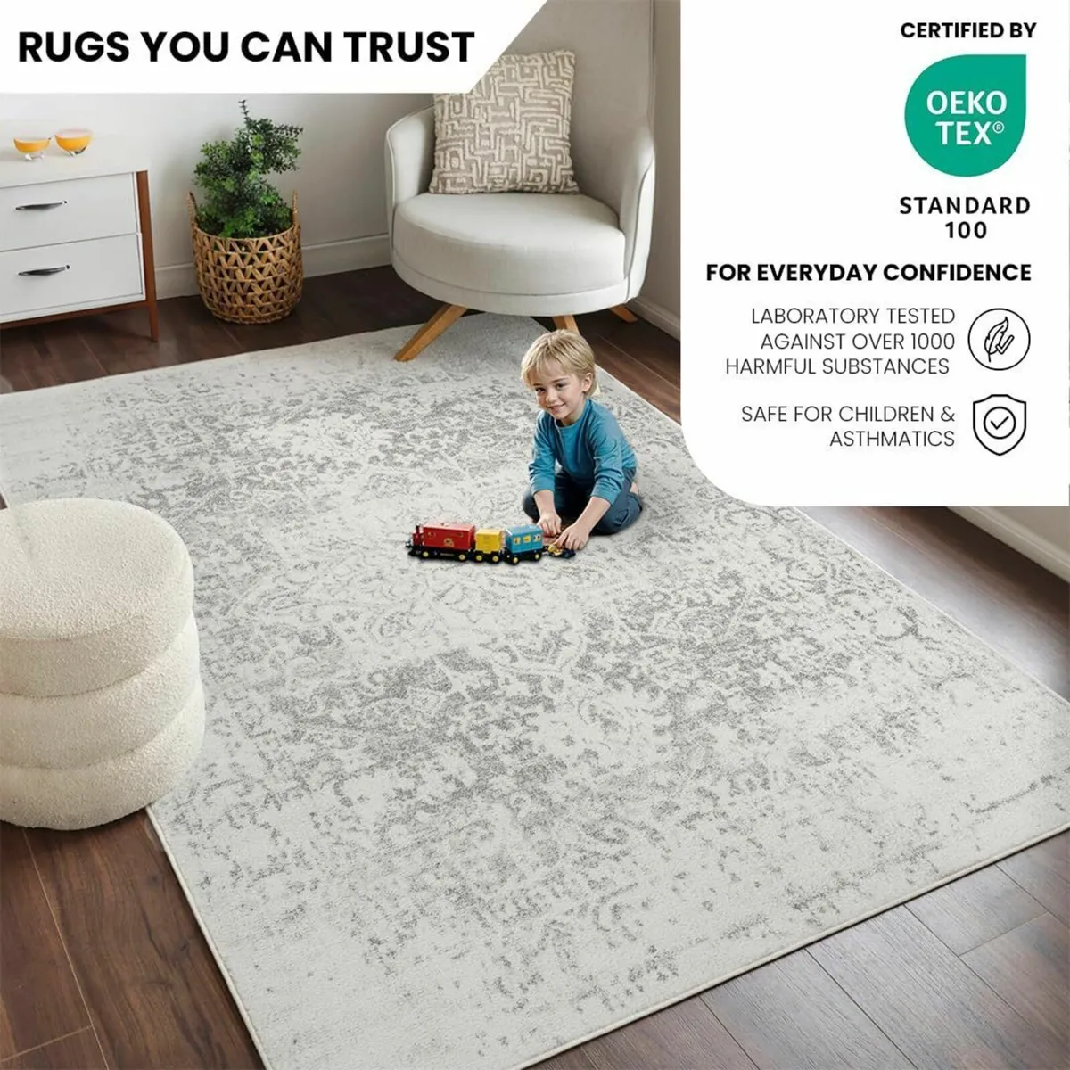 Syracusa Vintage – Hallway Carpet Runner 80x150 - Image 3