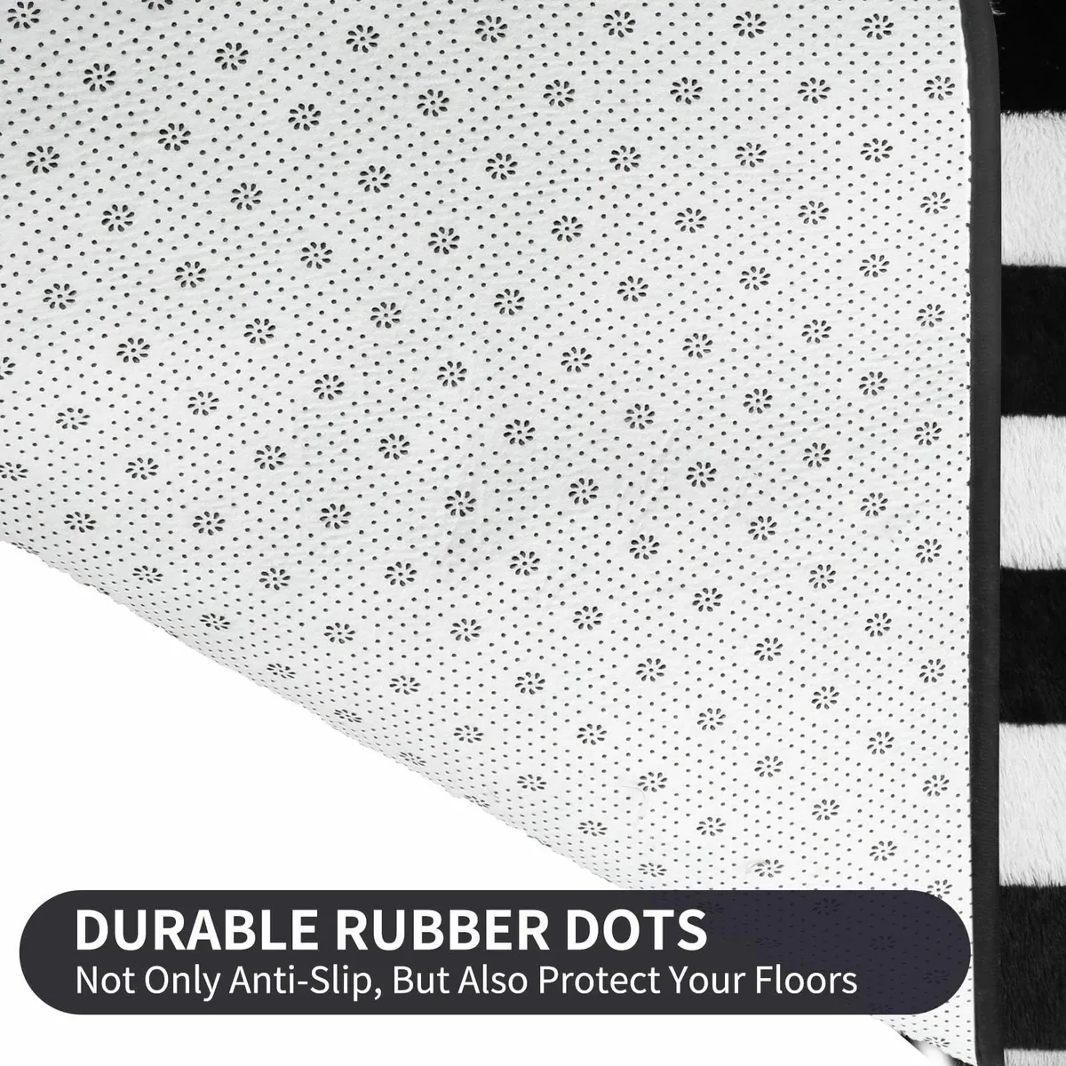 Rugs Living Room 200x300cm Black and White - Image 4