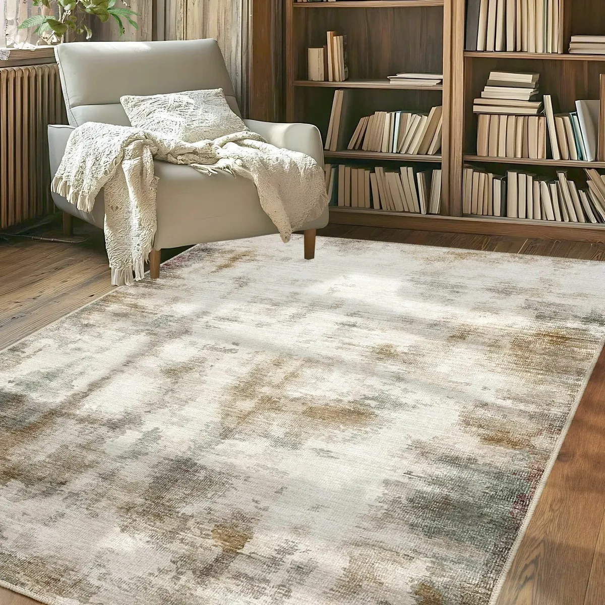 Area Rug 160x230cm Machine Washable Rugs for - Image 3