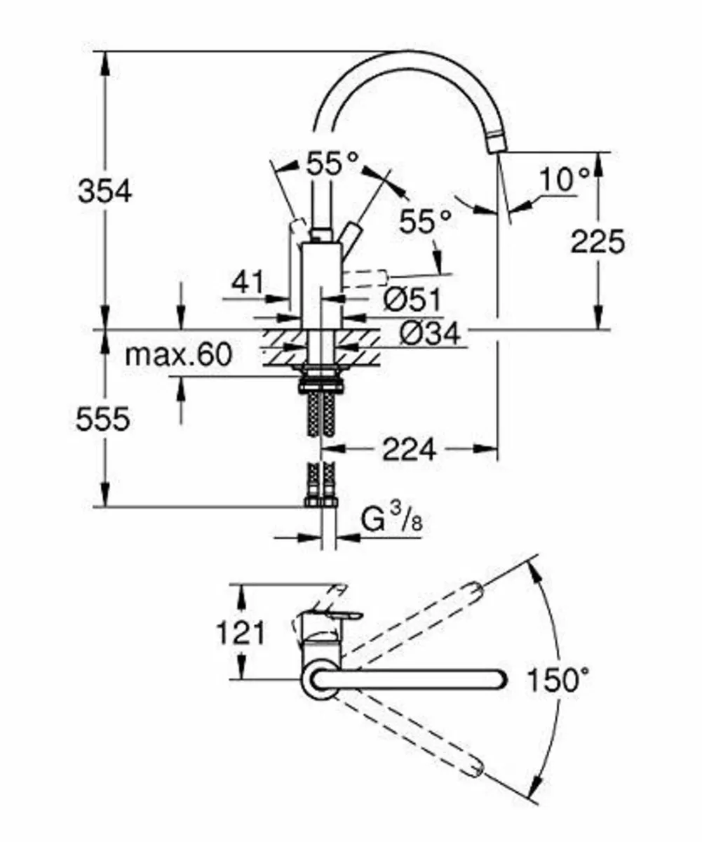 Feel - Kitchen Sink Tap Single-Lever Mixer - Image 3