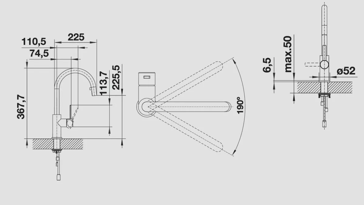 Candor-S Single-lever Mixer Tap Kitchen - Image 2