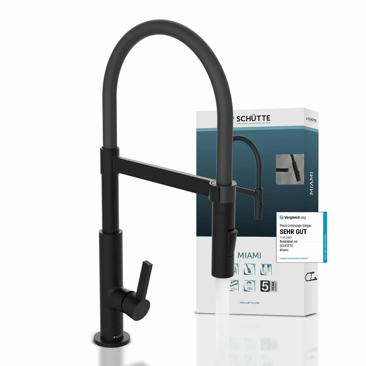 Miami Kitchen Tap 360degrees with Soft - Image 1