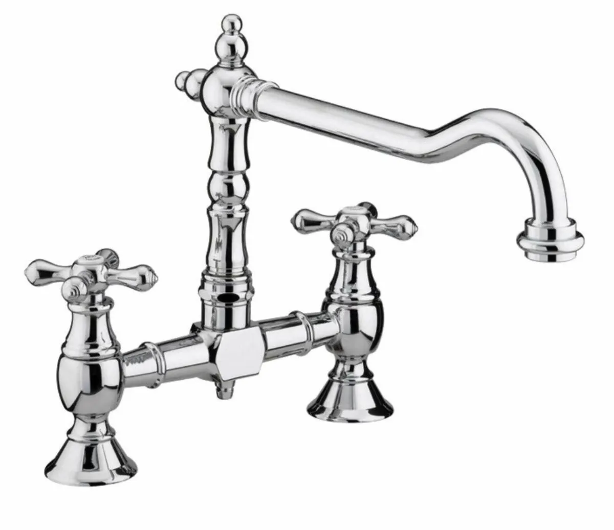 K BRSNK C Colonial Bridge Kitchen Sink Mixer Tap - Image 1
