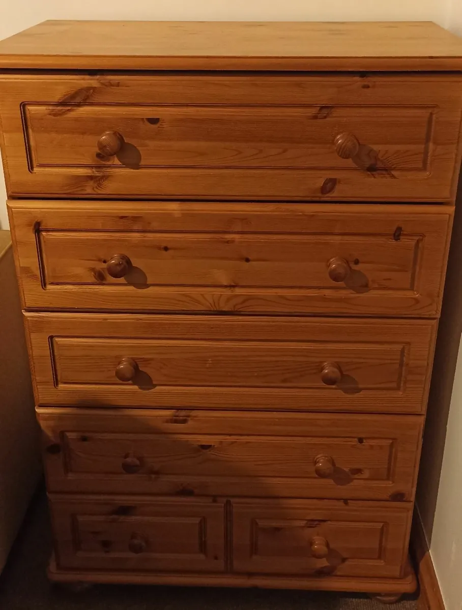 Chest Of Drawers Solid Pine
