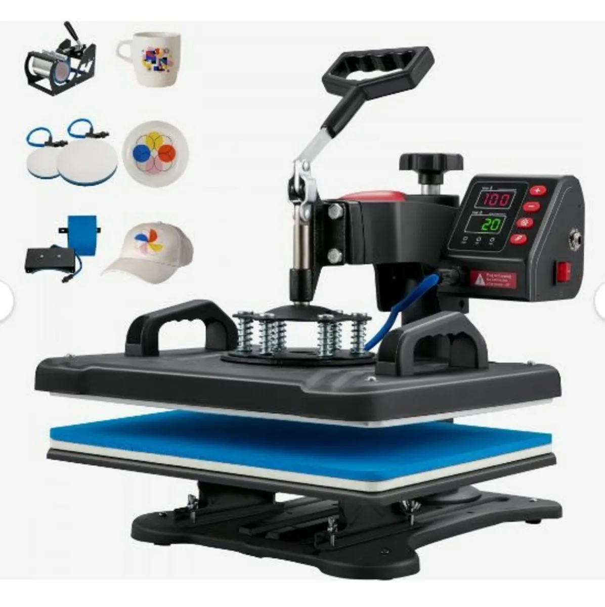 Heat Press, 5 in 1 Heat Press Machine - Image 4