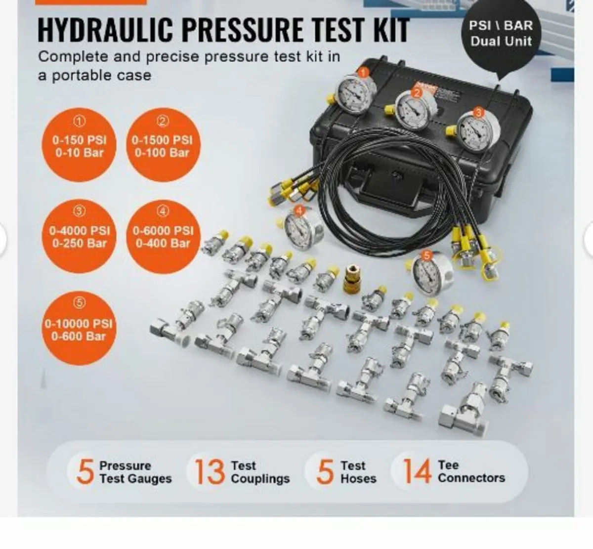 Hydraulic Pressure Test Kit - Image 3