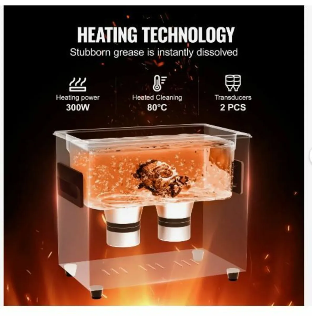 3L Ultra Sonic Cleaner, 120W Digital Ultrasonic - Image 3