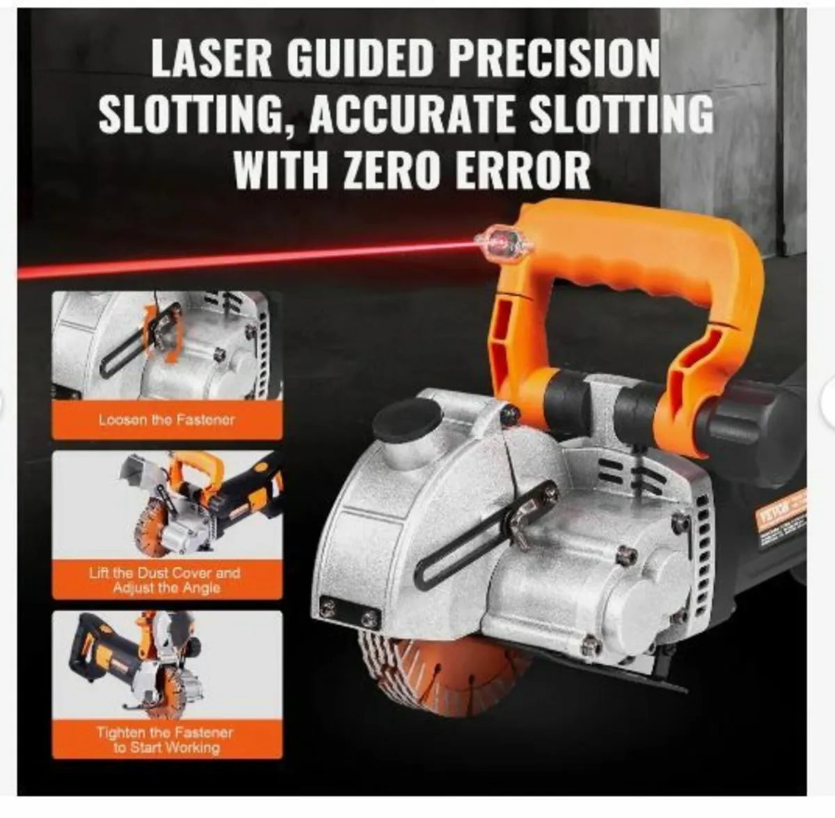 Electric Wall Chaser, Wall Groove Cutting Machine - Image 2