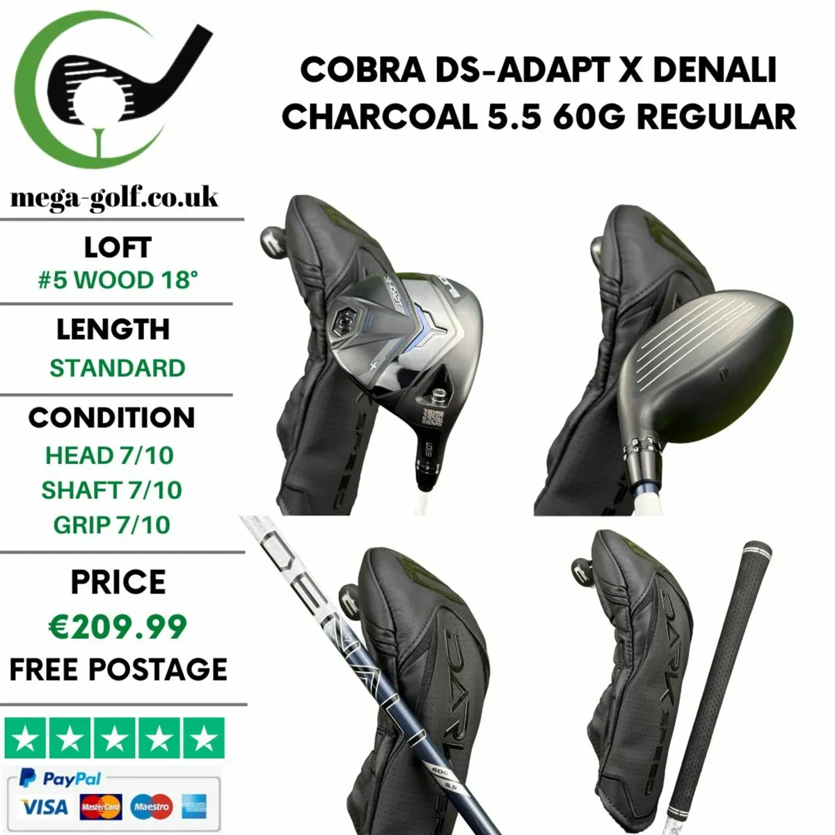 Cobra DS-Adapt X #5 Wood 18° / Regular - Image 1