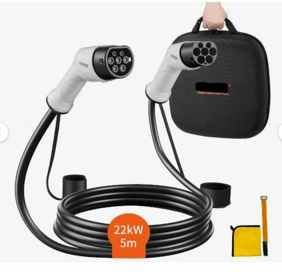 Type 2 to Type 2 EV Charging Cable, 32Amp, 22kW - Image 3