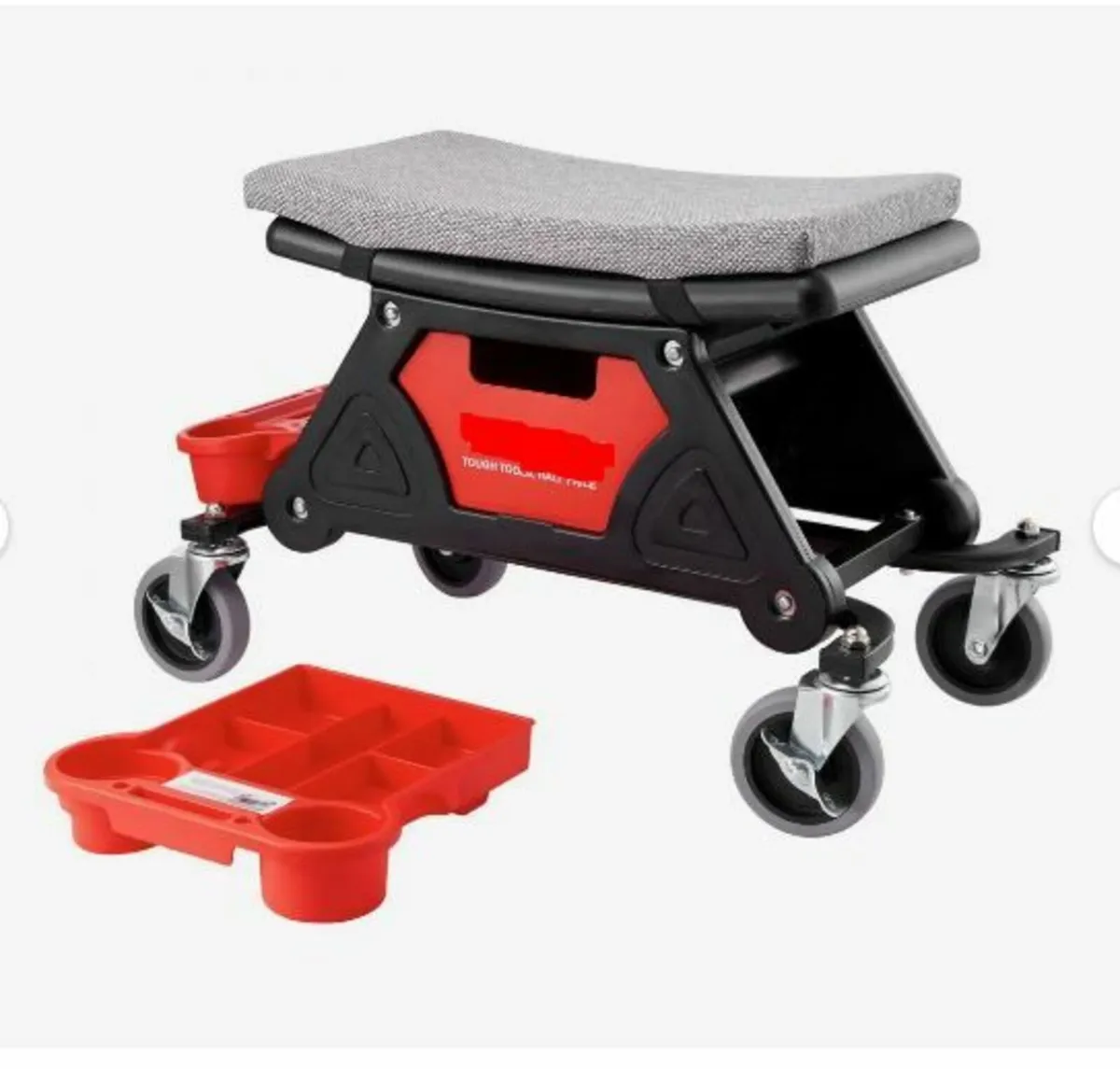Mechanics Stool, 136.1kg Capacity Rolling - Image 1
