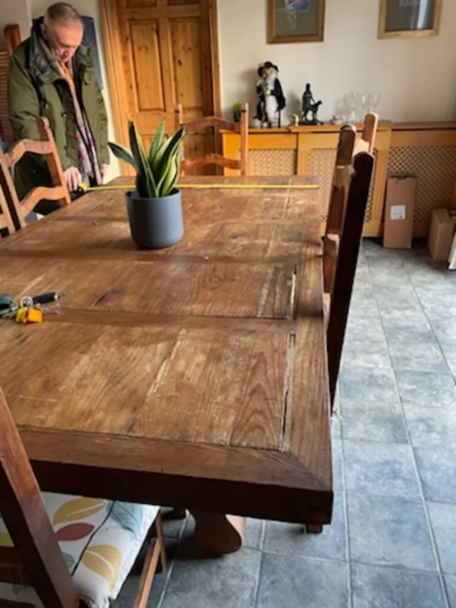 DINING TABLE AND CHAIRS
