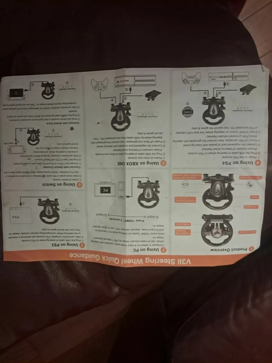 Racing wheel and pedals - Image 3