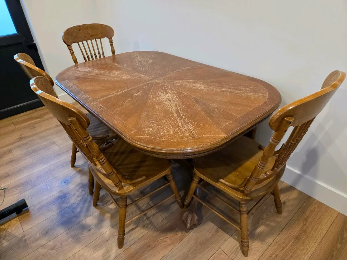 Table & 4 Chair Dining Set - Image 2