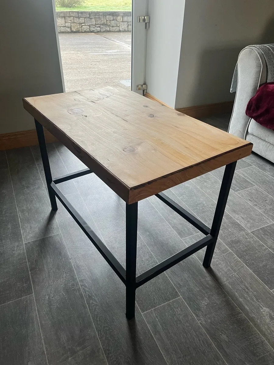Handmade Industrial coffee table - Image 1