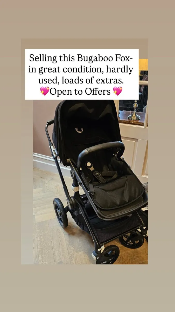 Bugaboo Fox with lots of extras - Image 1