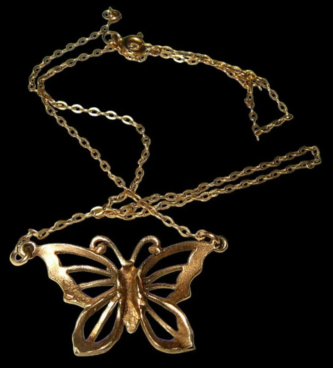 Vintage Hallmarked 9ct Gold Pendant & Chain - Image 2