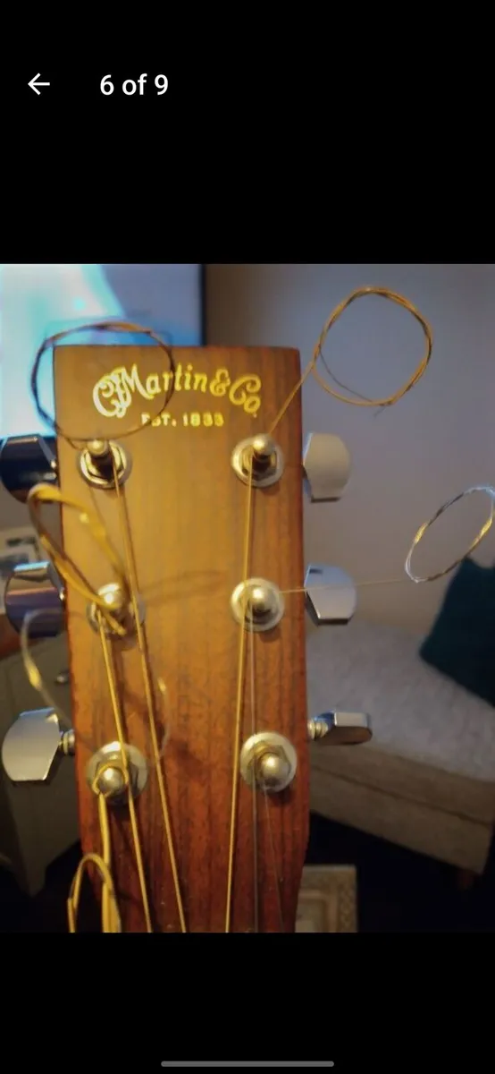 Martin acoustic guitar - Image 4
